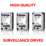 Hikvision DS-7608NI-I2/8P 4K NVR Bundle w/ 6 x Hikvision DS-2CD2343G0-I 2.8mm Turret IP Cameras