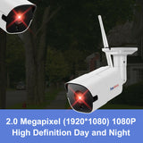 AmSecu 4 Channel WiFi All in ONE Wireless Security System 1TB