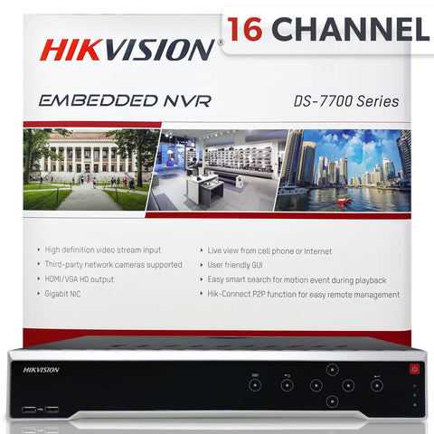 Hikvision DS-7716NI-I4/16P 4K PoE Network Video Recorder