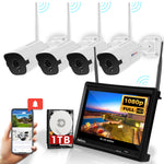 AmSecu 4 Channel WiFi All in ONE Wireless Security System 1TB