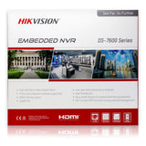 Hikvision DS-7604NI-Q1/4P 4K NVR Bundle w/ 4 x Hikvision DS-2CD2143G0-I 2.8mm Dome IP Cameras