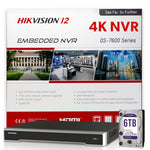Hikvision DS-7608NI-I2/8P 8 Channel 4K Network Video Recorder