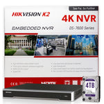 Hikvision DS-7608NI-K2/8P 8 Channel 4K Network Video Recorder